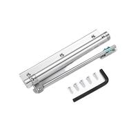 Cerniera del Mobile Chiudiporta Regolabile da 50 kg in Lega di Alluminio, Automatico, a Molla, con Chiusura Ammortizzata, Resistente al Fuoco, ferramenta for impieghi gravosi(Chrome Small)