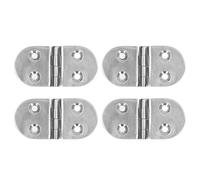 Cerniera della porta d'argento 4 pcs in argento 4 fori 316 in acciaio inossibile a prova di ispessioni antini per la nave yacht capannoni a filo porte