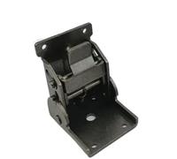 Cerniera Di Bloccaggio 90 Degrees Self-locking Folding Hinge Invisible Connector Hole-free Spring Table Legs Brackets(Black)