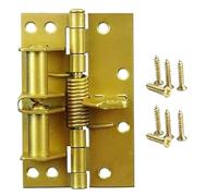 Cerniera Di Posizionamento A Molla Multifunzionale Chiudiporta Con A 90 ° Spegnimento Automatico For Persiane Lucernari Prese D'aria Fioriere Costruzione Robusta Funzionamento Fluido(Gold)