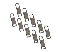 Cerniera di ricambio per cerniera Set di riparazione per cerniera Slider Maniglia in metallo Mend Fixer Testa staccabile Pull Tab per bagagli Zaino Set Borse Abbigliamento, Colore, One Size