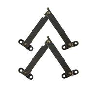 Cerniera di ricambio per coperchio pieghevole, 2 pezzi, per armadietti, scatole di legno, armadio