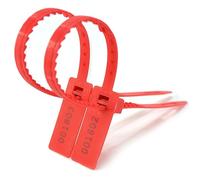 Cerniera di sicurezza numerata, Self Locking Tamper Proof Pull Ties Seals, Numbered Disposable Cable Ties