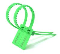 Cerniera di sicurezza numerata, Self Locking Tamper Proof Pull Ties Seals, Numbered Disposable Cable Ties for Packing,