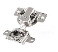 Cerniera di smorzamento con apertura verso l'interno, cerniera a molla regolabile 3D silenziosa, chiusura ammortizzata nascosta per porte scorrevoli dell'armadio (una)