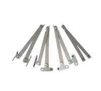Cerniera di supporto for sollevamento porta 'armadio for asta a due pieghe in acciaio inossidabile Accessorio da cucina(A10 Metal)