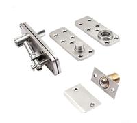 Cerniera discreta in acciaio inox resistente con rotazione silenziosa a 360 gradi, per porte e armadi in legno, finitura nera, design di lunga durata (C)