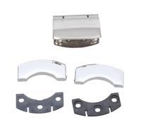 Cerniera divisoria per WC, universale, a molla, piatta, pieghevole, in acciaio inox, pieghevole