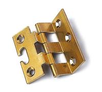 Cerniera doppia curva Comferut art. 107 (COLLO 13) Classico Ottone Senza finitura