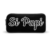 Cerniera Doppio Porta Matite Si Papi Portamatite Borsa Multifunzione Slot Matite Astuccio Per Teen, Ufficio, Scuola, 20X9X4Cm