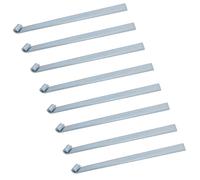 Cerniera dritta per portellone posteriore con cinghia HD perni da 12 mm...