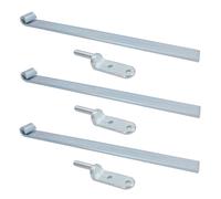 Cerniera dritta per portellone posteriore lunga HD 460 mm x 40 mm + bullone...
