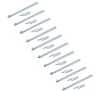 Cerniera dritta per portellone posteriore lunga HD 460 mm x 40 mm + bullone d...