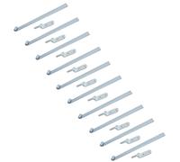 Cerniera dritta per portellone posteriore lunga HD 460 mm x 40 mm + bullone d...