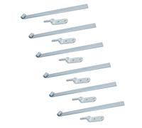 Cerniera dritta per portellone posteriore lunga HD 460 mm x 40 mm + bullone d...