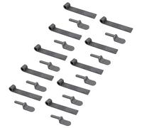 Cerniera dritta portellone 150 x 30 mm + saldatura 12,5 mm su perno Gudgeon a...