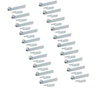 Cerniera dritta portellone cinghia HD lunga 160 mm + bullone 12,5 mm su perno...