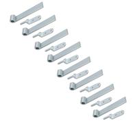 Cerniera dritta portellone cinghia HD lunga 160 mm + bullone 12,5 mm su perno...