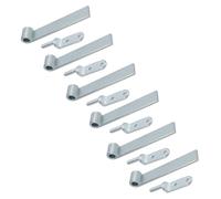 Cerniera dritta portellone cinghia HD lunga 160 mm + bullone 12,5 mm su perno...