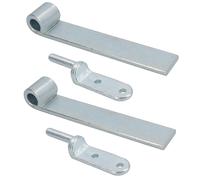 Cerniera dritta portellone cinghia HD lunga 160 mm + bullone da 12,5 mm su pe...