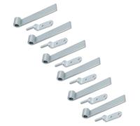 Cerniera dritta portellone cinghia HD lunga 160 mm + bullone da 12,5 mm su pe...