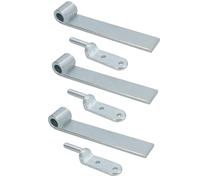 Cerniera dritta portellone cinghia HD lunga 160 mm + bullone da 12,5 mm su pe...