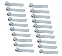 Cerniera dritta portellone cinghia HD per perni da 12,5 mm lunghi 160 mm zinc...