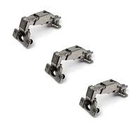 Cerniera Ferrari Slide-on da 35 mm apertura 165-170° con base per anta - da 3 pz