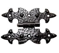 G.F. Cerniera in ferro battuto piana Art. 313/A 110x75 mm