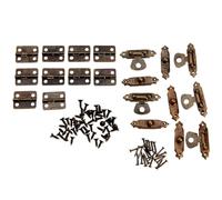 Cerniera for armadio Cerniera in ferro 15 pezzi / set Scatole Decorazioni Armadi Accessori for scatole regalo for gioielli(Bronze)