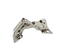 Cerniera for armadio con chiusura ammortizzata in acciaio laminato a freddo | Diverse dimensioni, 2 pezzi, armadio, guardaroba, portaoggetti: ammortizzatore idraulico con chiusura(4inch hydraulic)
