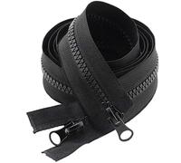 Cerniera for cucire, chiusure lampo aperte, cerniere, 8# 70 cm 80 cm 90 cm 100 cm 120 cm 150 cm 200 cm cerniera con doppio cursore in resina, chiusura automatica aperta for giacche cappotti