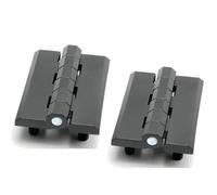 Cerniera for cuscinetti in lega di zinco CL226, 2 pezzi, con 6 perni, for blocco motore, for armadi, for industria(Black x2)