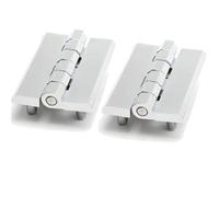 Cerniera for cuscinetti in lega di zinco CL226, 2 pezzi, con 6 perni, for blocco motore, for armadi, for industria(White x2)