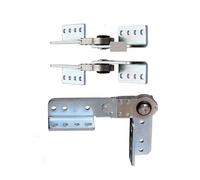 Cerniera for divano a cricchetto liscia a basso rumore 2 pezzi Staffa for bracciolo for sedia reclinabile pieghevole 1 set(90 to 220 degrees)