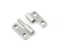 Cerniera for porta a molla con chiusura automatica ad angolo, lato sinistro e destro, in acciaio inossidabile, 1 pezzo, da 1,5 pollici di lunghezza Cerniere pieghevoli(Left)