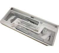 Cerniera for porta 'armadio con sollevamento verticale - Capacità di 4 kg Supporto for puntone pneumatico con chiusura ammortizzata 1 set