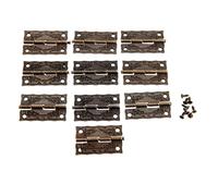 Cerniera For Porta 'armadio In Bronzo Antico Da 10 Pezzi For Cerniere For Mobili Con Scatola Fai Te Viti 4 Fori Accessorio For La Casa 36 * 23mm Facili Da Installare