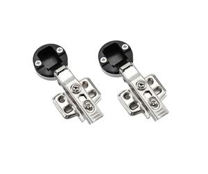 Cerniera for porta con apertura da 26 mm, 2 pezzi, for display for armadietti, smorzamento del vino ordinario(Straight bend)