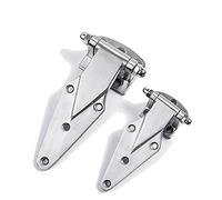 Cerniera for porta del forno Finitura spazzolata in acciaio inossidabile 304 Cerniere for porta di celle frigorifere ispessite in fusione di precisione Robuste e prive di ruggine 1 pezzo (Size : 4 in