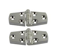 Cerniera for porta in acciaio inossidabile 316 fuso, 2 pezzi, con 6 fori, cerniere lucidate a specchio da 76 mm e 102 mm, ferramenta for barche(38X76mm)