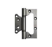 Cerniera for porta in acciaio inossidabile da 4 pollici Accessori for ferramenta for mobili(Black Steel,4 pieces)