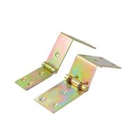 Cerniera for scatola in legno di ferro da 4 pezzi, logistica industriale, riserva, riparazione di armadietti, lavorazione del legno pieghevole(B)