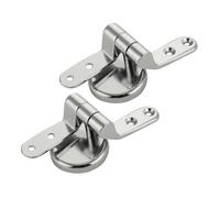 Cerniera for sedile WC in lega di zinco universale, 2/4 pezzi, set di cerniere for fissaggio coperchio superiore con rondella regolabile, accessori di ricambio(2pcs)