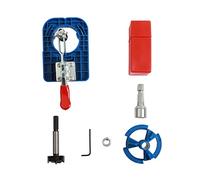 Cerniera Foro Guida di perforazione Locator Puncher Accessorio Posizionatore per la lavorazione del legno Strumento di apertura del posizionamento della porta Aprire Cabinet Punzonatura Punzonatura
