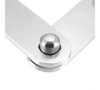 Cerniera girevole a 360 gradi in acciaio inox, 100 mm x 16 mm x 11 mm, per armadietti, cassette degli attrezzi, fasce, confezione da 2