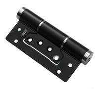 Cerniera idraulica a molla per porta a chiusura automatica, per mobili da cucina e camera da letto, con struttura in lega di alluminio, colore nero, 12,7 cm