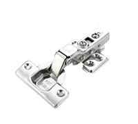 Cerniera idraulica for porte in acciaio inox, serie di cerniere, ammortizzatore, chiusura ammortizzata for mobili, armadi e credenze(Half Overlay)
