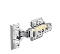 Cerniera idraulica in acciaio inossidabile for mobili e armadietti - Cerniere nascoste con chiusura ammortizzata for porte da cucina e bagno, 1 pz.(Detachable Full Overlay)