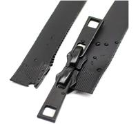 Cerniera impermeabile 65cm, 2 vie, nero, giacche, cappotti, zip
